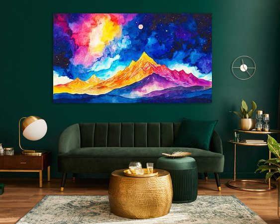 Example of the artwork in a room