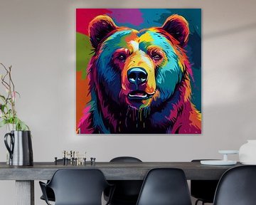 Pop Art Bear by YArt