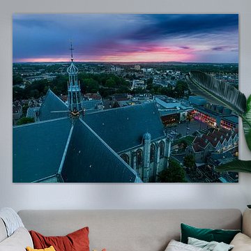 Grote Kerk Alkmaar Sonnenuntergang