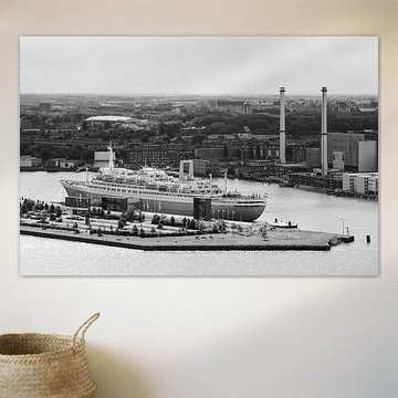 The SS Rotterdam from the Euromast by MS Fotografie | Marc van der Stelt