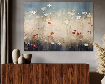 Painting with Flowers 840062 by Wonderful Art