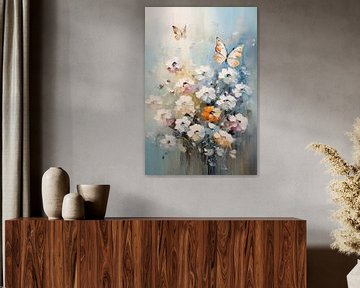 Florales Porträt von Wunderbare Kunst