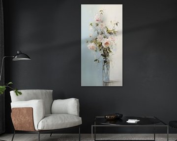 Painting with Flowers 270096 by De Mooiste Kunst