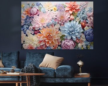 Still life with flowers by Wonderful Art