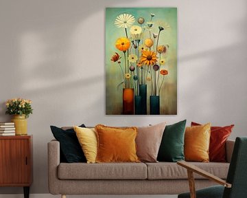 Bloemen abstract van De Mooiste Kunst