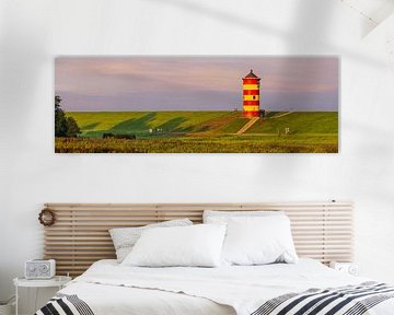 Panorama of the Pilsum lighthouse by Henk Meijer Photography