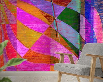 Digitaal kleuren abstract van Corinne Welp
