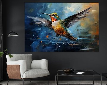 Tropischer Vogel - Bunter Flug von New Future Art Gallery