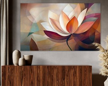 Lotus Abstract Fantasy by Jacky