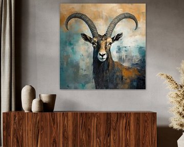 Steinbock von Wunderbare Kunst