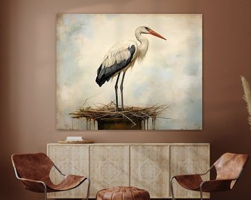 Storch | Storch von Wunderbare Kunst