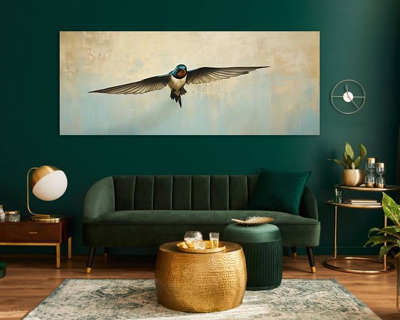 Example of the artwork in a room