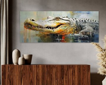 Crocodile sur Art Merveilleux