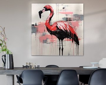 Flamingo | Flamingo's sur De Mooiste Kunst