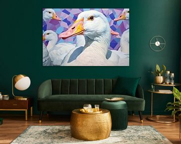 Geese by Wonderful Art