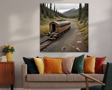 Old railway carriage by Gert-Jan Siesling