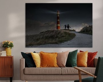 The lighthouse will guide you home van Eilandkarakters Ameland