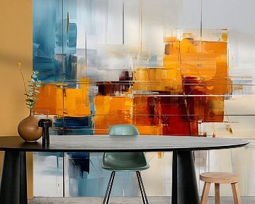 Abstract schilderij van Heike Hultsch