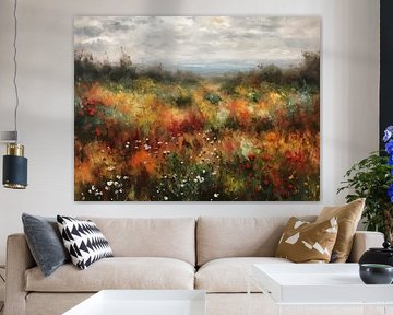 Champ de fleurs sauvages