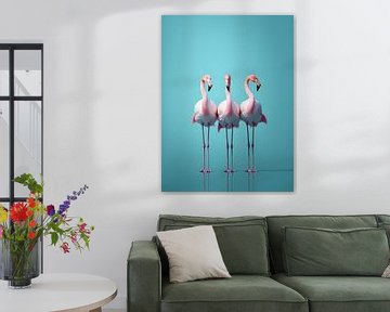 Flamingo-Treffen von Liv Jongman