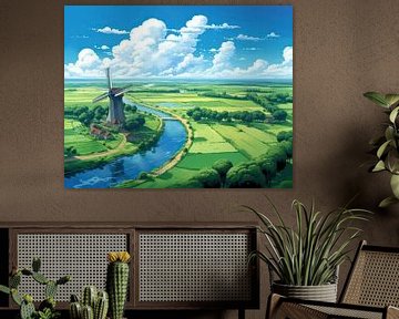 Landschap Schilderij van De Mooiste Kunst