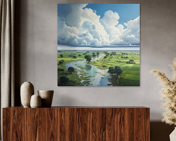 Example of the artwork in a room