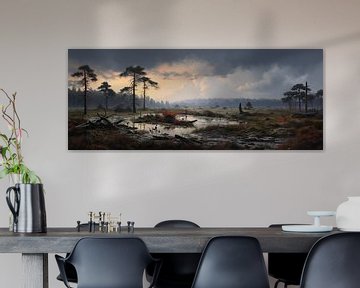 Gemalte Landschaft