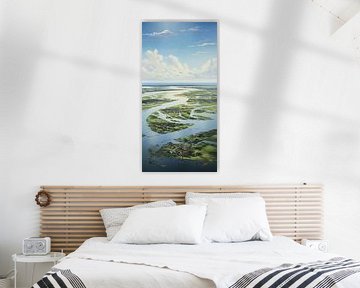 Gemalte Landschaft