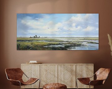 Landscape Painting by De Mooiste Kunst