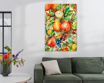 Bloemen en fruit #tuin van JBJart Justyna Jaszke