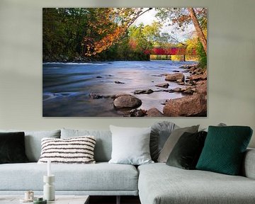 West Cornwall Covered Bridge - Herbst von Slukusluku batok