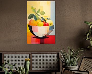 Colourful Fruit Basket by But First Framing