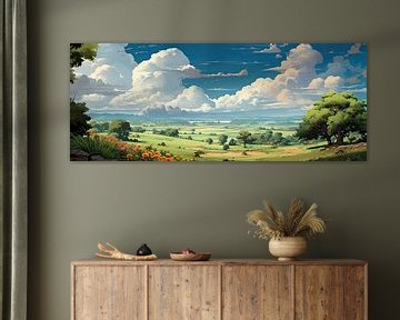 Peinture de paysage sur Tableaux ARTEO