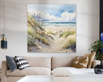 Paysage peint sur Tableaux ARTEO