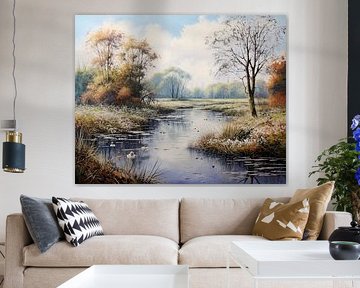 Landschaft | Landschaft von ARTEO Gemälde