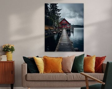 Huis aan het meer