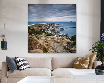 Overview of Alnes, Godøy, Norway by qtx