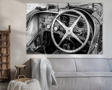 Bugatti Type 35 Grand Prix classic race car dashboard by Sjoerd van der Wal Photography