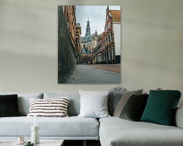 Beautiful street in Haarlem by Sebastiaan van 't Hoog