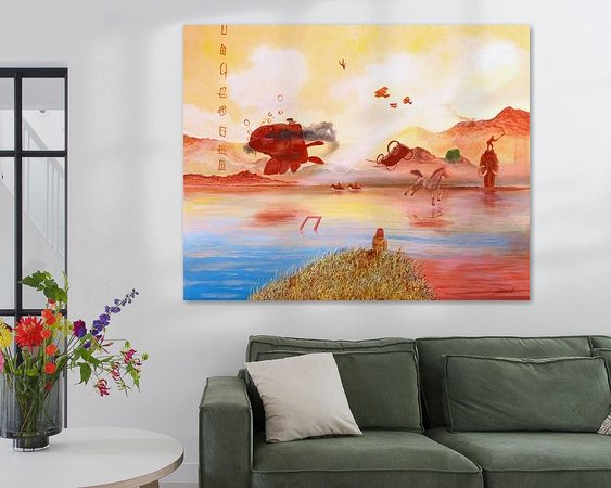 Example of the artwork in a room