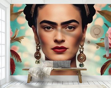 Frida - Floral Beauty von Digital Corner