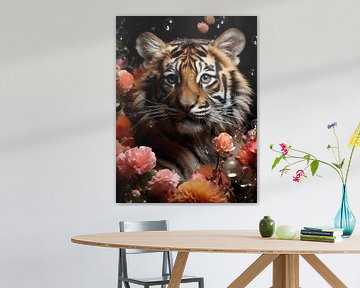 Tiger in Nahaufnahme von Eva Lee