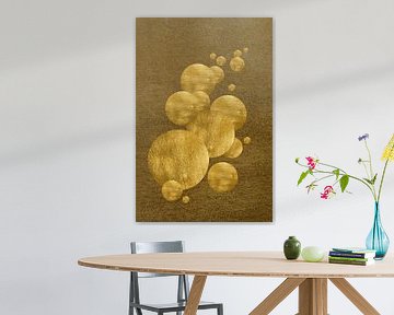 Gouden Bollen III van Lily van Riemsdijk - Art Prints with Color