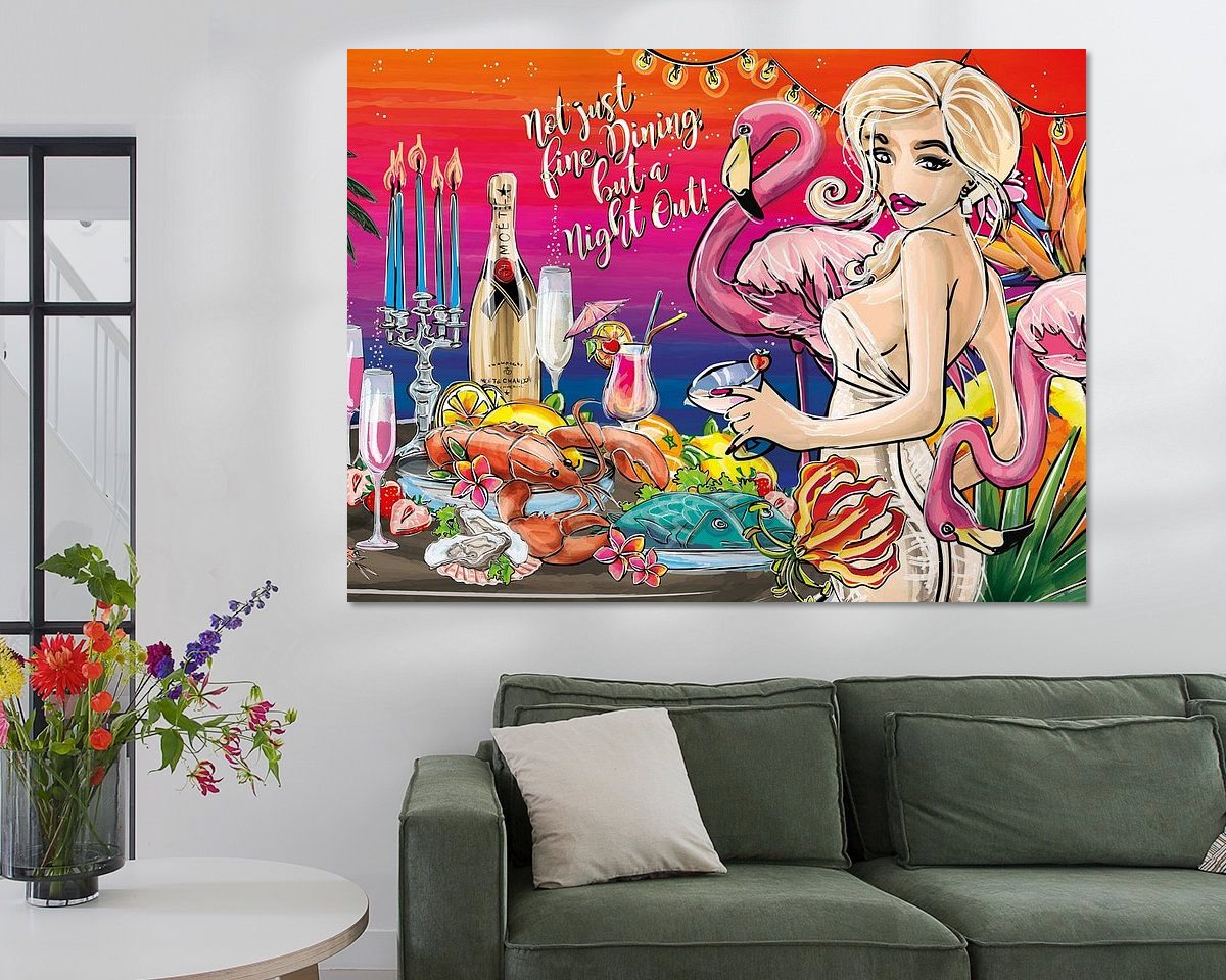 Example of the artwork in a room