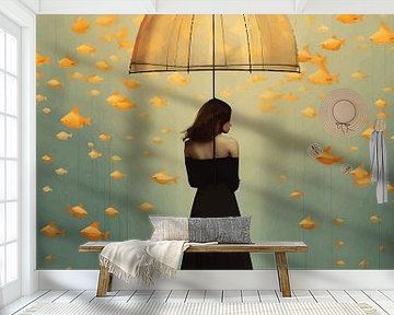 Golden rain by Mirjam Duizendstra