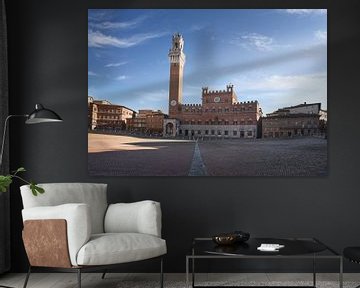 Piazza del Campo und Mangia-Turm. Siena