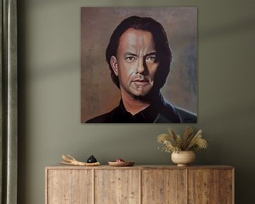 Tom Hanks schilderij