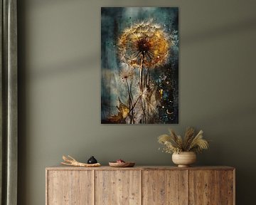 Rustic elegance: dandelion abstractions merge with the beauty of nature by Floral Abstractions