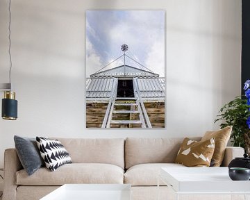 Le Drenkelingenhuisje sur la plage de Terschelling I photographie de voyage sur Lydia