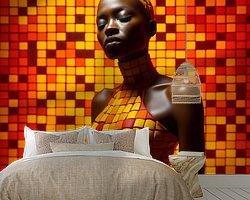 Example of the artwork in a room